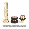 Brass Adjustable Hose Nozzle Water Hose Nozzles for Garden Sprayer