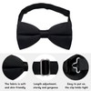 Guokoo Bow Ties for Men Solid Color Bow Tie Pre-Tied