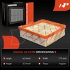 A-Premium Filtro de aire de motor de 2 piezas compatible