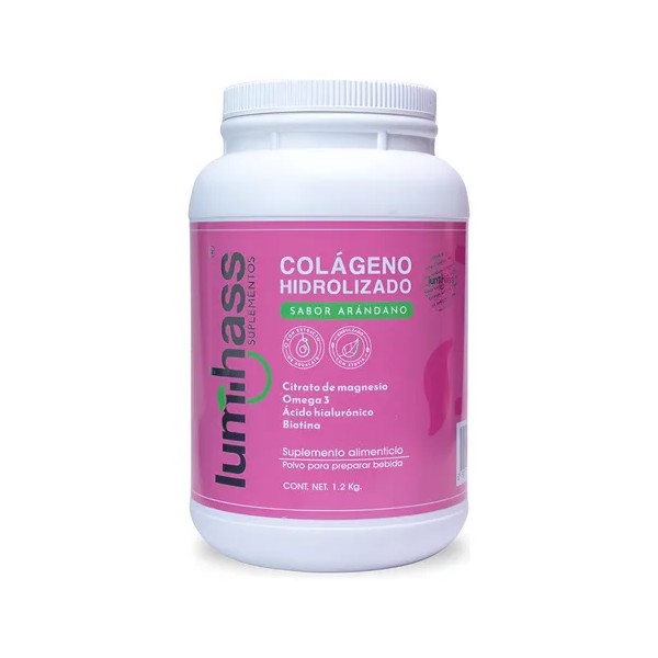 Colágeno Lumihass 1 Bote Sabor Arándano | Omega 3 +