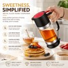Glass Honey Dispenser for Easy Serving – 300mL Press-Handle Bottom