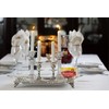 Silver Plated Candlesticks - 2 Pack Set - Pair of