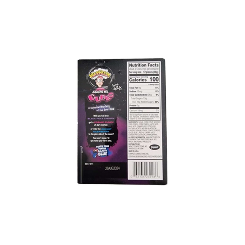 SUPPLIIONLINE Warheads Galactic Mix Cubes-Sweet And Chewy Candy - Rocket