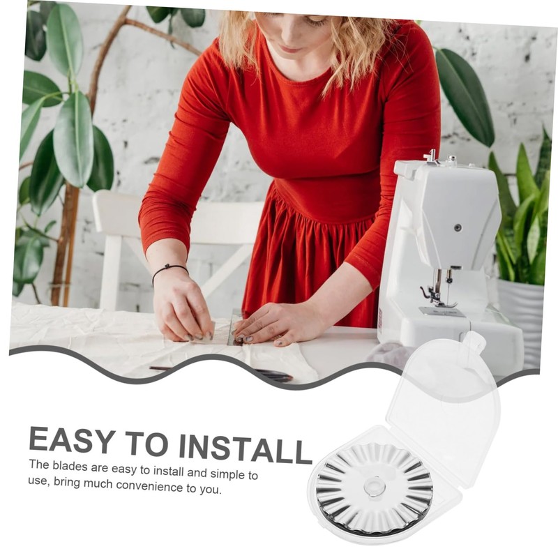 OSALADI 5sets Rotary Cutter Replacement Blades Durable Fabric Cutting Tool