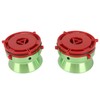 1 Pair NAB Hub Adapters Professional Polished Aluminum Reel to