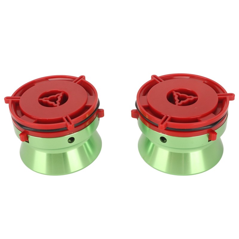 1 Pair NAB Hub Adapters Professional Polished Aluminum Reel to