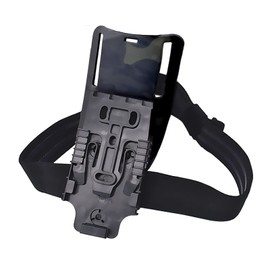 Mid-Low Ride Holster Platform Adapter Universal Belt Loop Receiver Mounts with Elastic Leg Strap,Fit 2.25in Belt Width (Bcp)