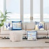 Bonhause Set of 4 Beach Cushion Covers, 45 x 45
