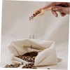 SHOWERORO 4pcs Wooden Condiment Spoon for Maldon Salt Rock Salt