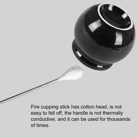 Cotton Fire Cupping Stick, 5pcs Igniter Accessory, Vacuum Cupping Fire Rod for Beauty Salon
