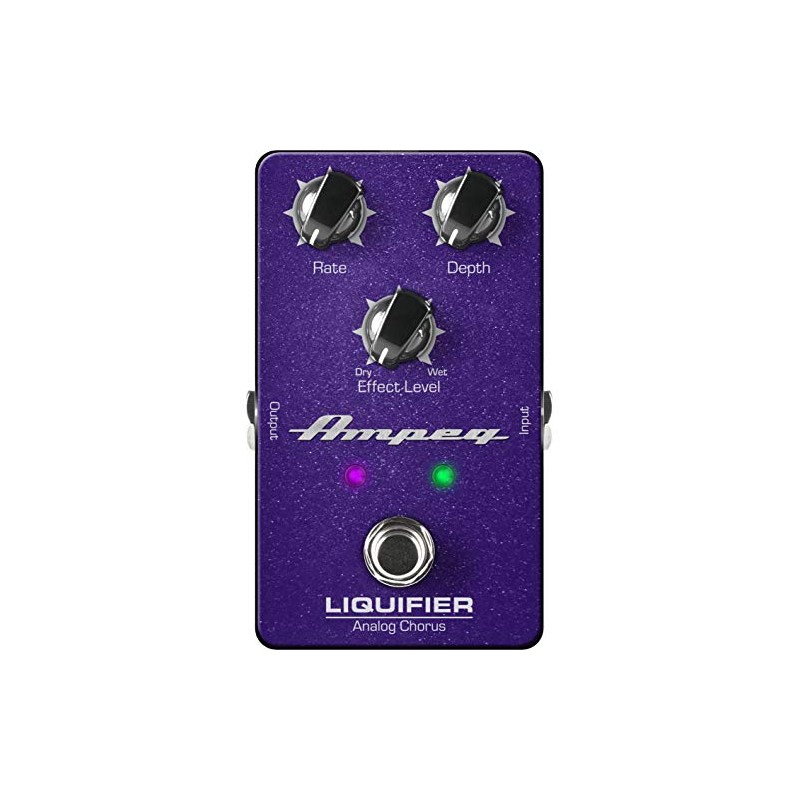 Ampeg Bass Chorus Effect Pedal, Purple, Liquifier (LIQUIFIER)