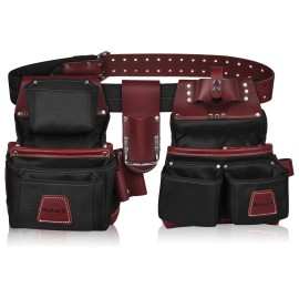 NUTUCH Nylon and Leather Tool Belt  | Carpenter Tool Belts | Electrician