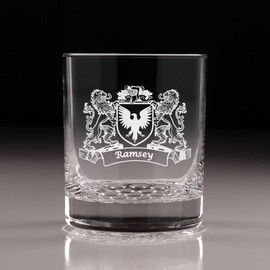 Ramsey Irish Coat of Arms Nob Hill Tumblers - Set of 4