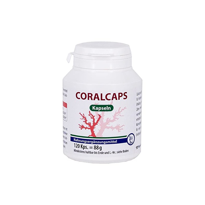 Pharma-Peter Coralcaps Capsules with Coral Lime, 120 Capsules
