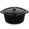 Velaze 7.5 QT Dutch Oven Pot with Lid, Enameled Cast