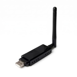 Bewinner Tarjeta de Red Inalámbrica AR9271 con Adaptador de Antena 2DBI Desmontable, Adaptador WiFi USB Inalámbrico, Transmisión Rápida a Internet, Acceso Estable, Adecuado paraLinux