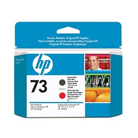 HP Original 73 Matte Black and Chromatic Red Printhead