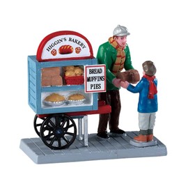 Lemax Delivery Bread Cart