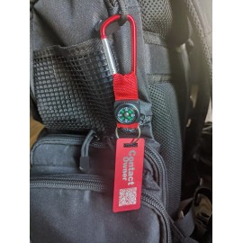 Samsonite Custom Luggage Tag Red