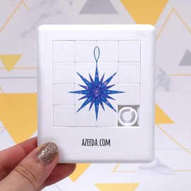 Azeeda 'Star Christmas Ornament' Sliding Puzzle (PZ00033268)