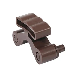 cyclingcolors 1x Bed Slatted Holder Cap Frame 55mm Damper Flexible Plastic Rubber Brown Slat