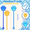 JellyArch 36 Pcs Blue Dog Sticky Hands Cartoon Dog Paw