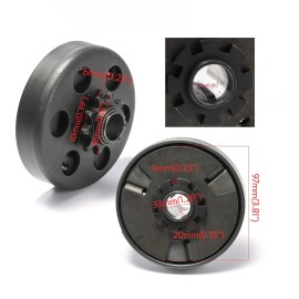 Unbranded Centrifugal Clutch 3/4" Bore 10 Tooth+ 420 Chain for 170F/210cc Go Kart ATV Quad