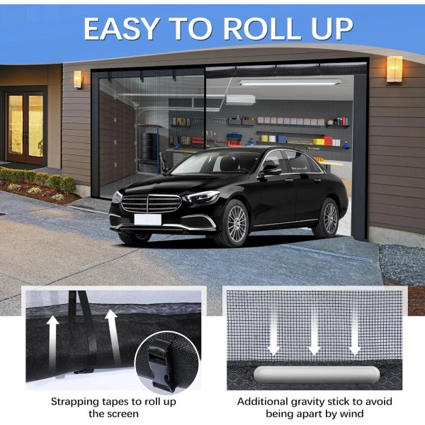 Does not apply Garage Door Screen for 2 Car Garage