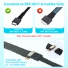 VORZOKISPL M.2 NVMe to OCuLink Adapter, PCIe 4.0 64Gbps SFF-8612/8611