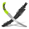 DNA MOTORING 15.5in Hand Pruning Saw, Hand-Held Garden Saw, Curved