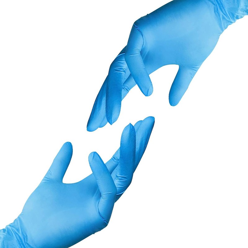Jointown Basic Vinyl Exam Gloves-Safty Glove Latex-Free & Powder-Free, Synmax