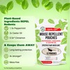 Mighty Mint Rodent Repellent Pouches – Peppermint, Castor Oil &