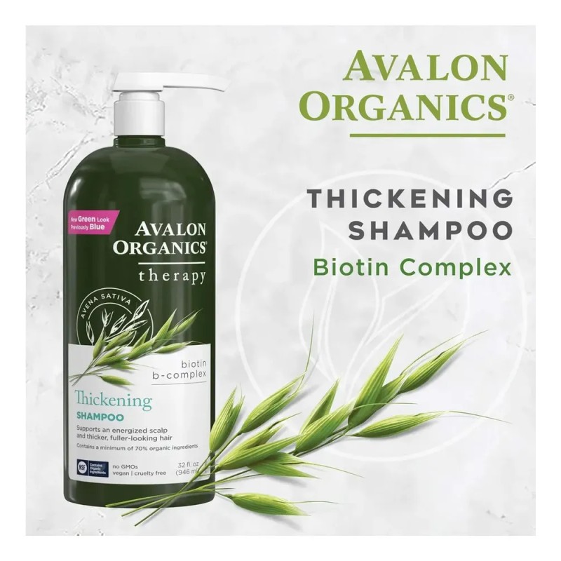 Avalon Organics Shampoo Con Biotina 946ml