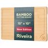 Riveira Wood Cutting Board – Gourmet Bamboo Grandeur: 15 x