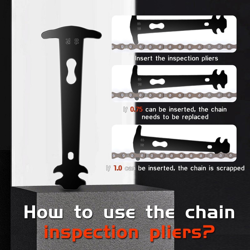 AiQInu Chain Riveter Bicycle, Bicycle Chain Tool Set, Bicycle Chain