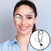 3 Pcs Transparent Ventilated Eye Patches, 9 Hole Protective Plastic