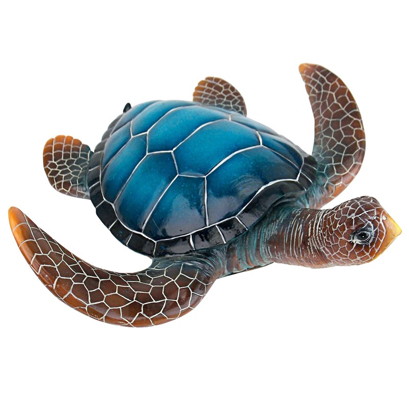 Design Toscano Large Blue SEA Turtle Statue