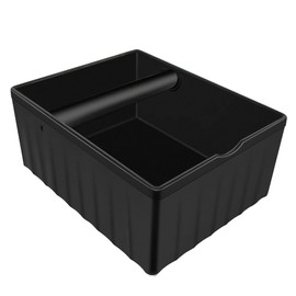 Knock Container for Portafilter ABS Knock Box Espresso Accessories Coffee Grounds Tee Container (Medium)