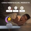 Maíz Bocina Bluetooth Luces Led Recargable Radio Fm Infantil Luna
