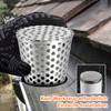 KOVSGQ Gutter Leaf Protection Rain Gutters Leaf Protection Downpipe Filter