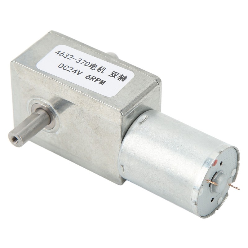 DC24V Double Shaft Worm Gear Motor 4632‑370 High Accuracy Speed