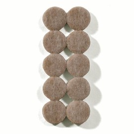 3/4" Diameter Heavy Duty Felt Pads - 60 Pcs (10 Pcs/Pad)