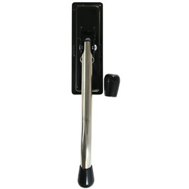 Hikari Magnetic Door Stopper, Black, Value Type, MDP100-1, Width 1.2 x Height 9.1 x Depth 1.0 inches (30 x 230 x 25 mm)