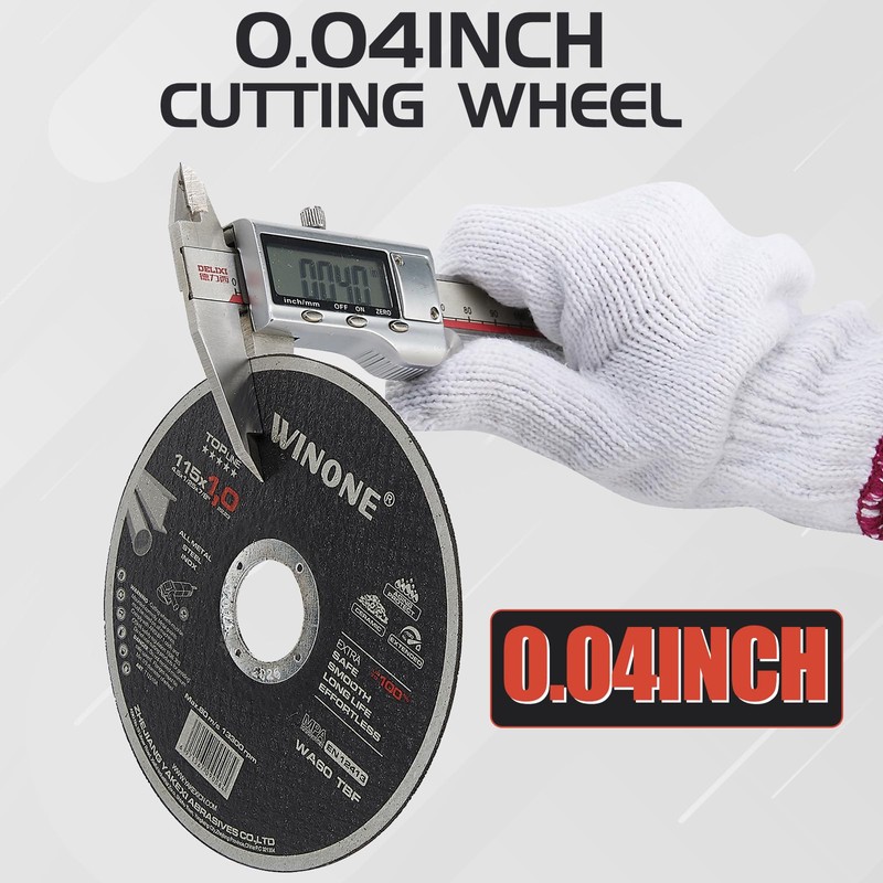WINONE Cut Off Wheel 4 1/2,10 Pack Cutting Wheel Ultra