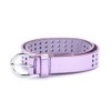 Peppercorn Kids Young Girls Shiny Mettalic Stars Perforated Leather Belt