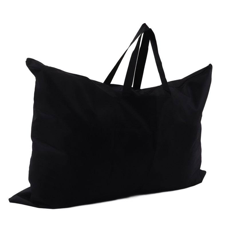 Portfolio Bag Black 38x26in Large Capacity Thick Canvas Light Weight