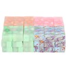 36pcs Pencil Eraser Fruit Flavor Sakura Pattern Correction Eraser Learning