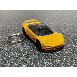 Unbranded Acura NSX Yellow Keychain Hot Wheels Matchbox 1990