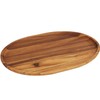 Woodard & Charles 18-Inch Oval Tray, Extra Large, Natural Acacia
