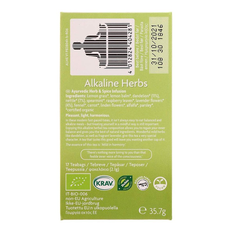 Yogi Tea Organic Alkaline Herbs - 17 Teabags